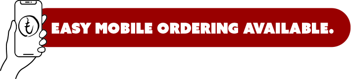 Easy mobile ordering available